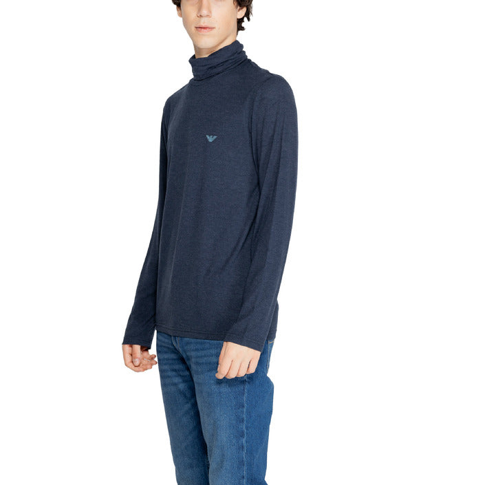 Emporio Armani Logo Skivvy Turtleneck Long Sleeve Top