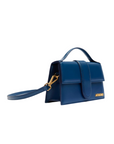 Jacquemus Navy Blue Leather Le Grand Bambino Handbag
