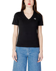 Calvin Klein Jeans Logo Pure Cotton V-Neck T-Shirt - Multiple Colors