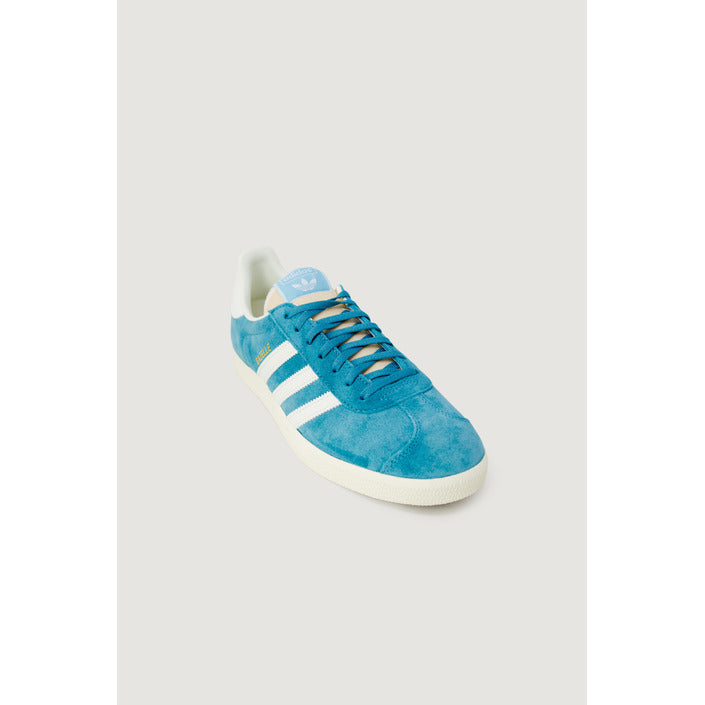 Adidas Logo & 3-Stripe Genuine Suede Leather Low Top Lace-Up Sneakers - Gazelle
