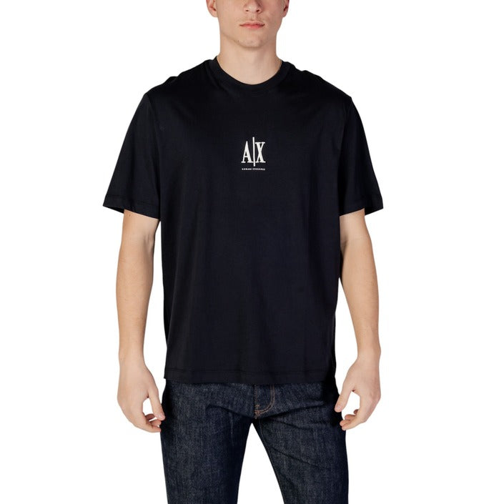 Armani Exchange Logo 100% Cotton Crewneck T-Shirt