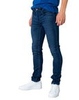 Only & Sons Minimalist Indigo Blue Dark Wash Super Skinny Jeans
