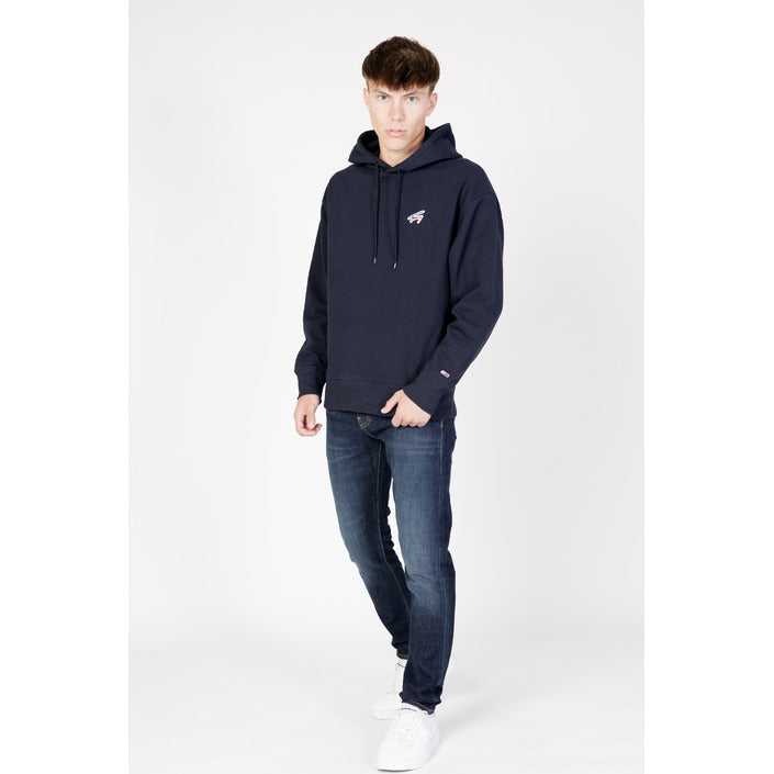 Tommy Hilfiger Logo Cotton-Rich Hooded Pullover