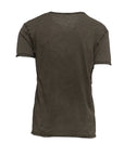 Brian Brome Minimalist 100% Cotton V-Neck T-Shirt