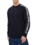 Armani Exchange Logo Cotton-Blend Athleisure Sweatshirt