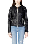 Armani Exchange Minimalist Leather-Look Jacket