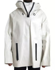 Bottega Veneta Waterproof Leather Jacket - White