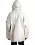 Bottega Veneta Waterproof Leather Jacket - White
