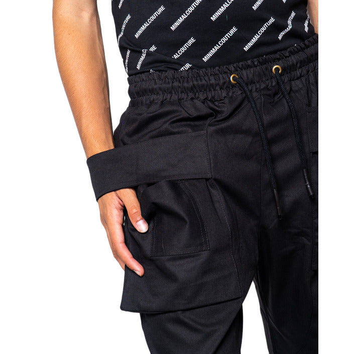 Minimal Black Cargo Shorts 100% Cotton