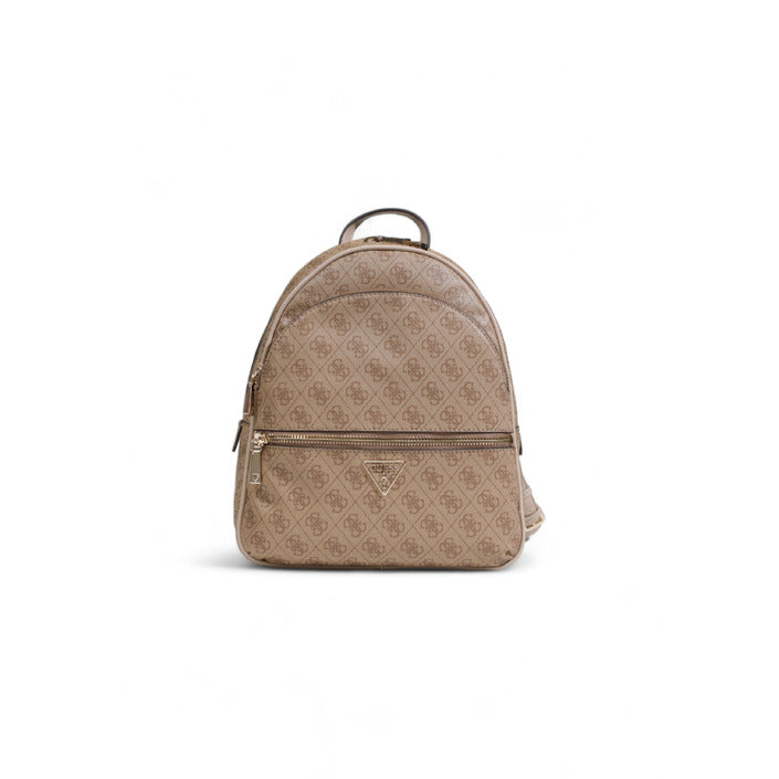 Guess Logo Monogram Vegan Leather Backpack