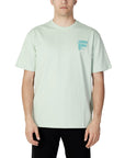 Fila Logo Pure Cotton Athleisure T-Shirt - Beige