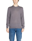 Armani Exchange Minimalist Wool-Blend Knit Sweater 