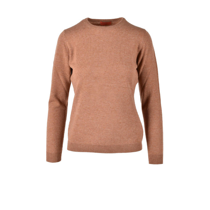 Ballantyne Minimalist Wool Knit Sweater - Brown Sugar