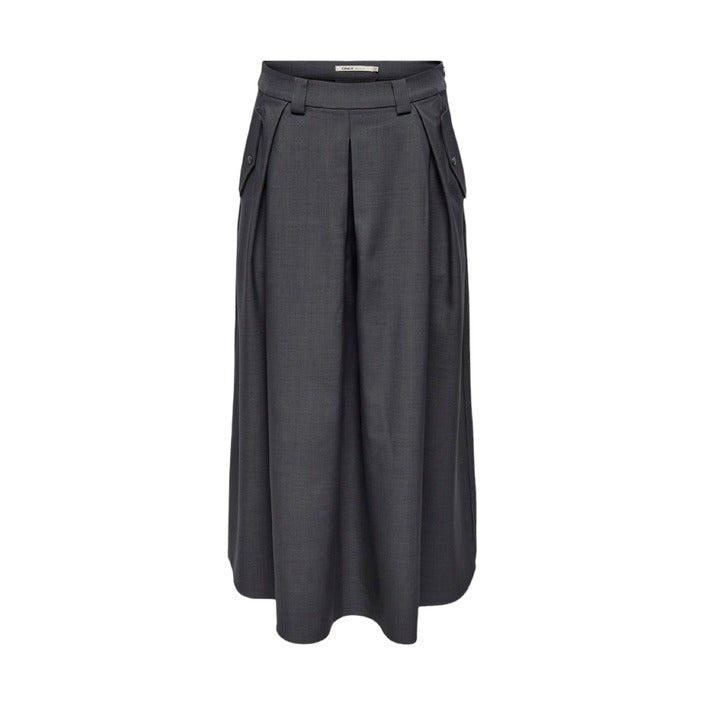 Only Grey A-Line Maxi Skirt