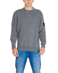 Calvin Klein Jeans Logo 100% Cotton Grey Crewneck Sweatshirt