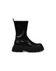 Guess Logo All Black Vegan Leather Boots