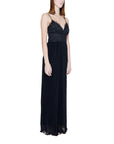 Guess All Black Sweetheart Neckline Lace Glam Jumpsuit