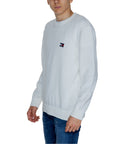 Tommy Hilfiger Jeans Logo White 100% Cotton Knit Sweater