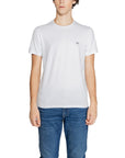 Emporio Armani Logo Athleisure Cotton-Rich T-Shirt - white