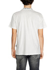 Icon Logo Collar 100% Cotton T-Shirt - white