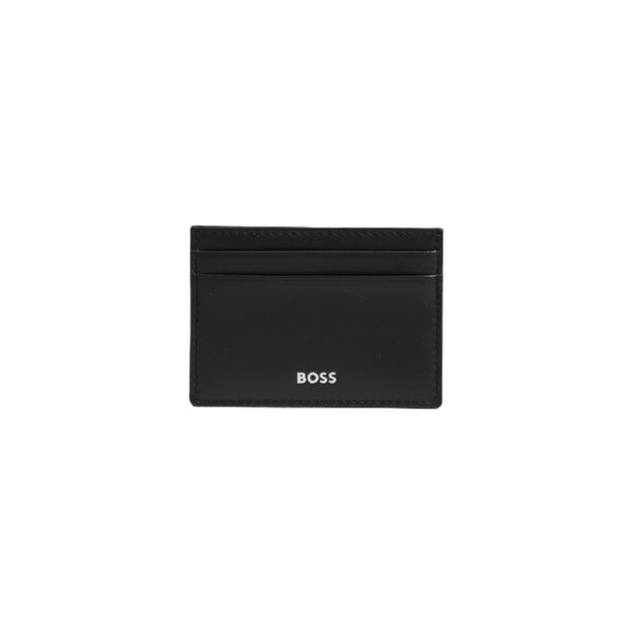 Boss Logo Vegan Leather Cardholder Wallet