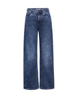 Street One Logo Medium Blue Super Wide Leg Baggy Jeans