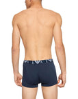 Emporio Armani Underwear Logo 100% Cotton Stretch Trunks - 3 Pack