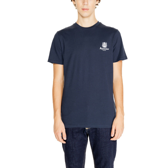 Aquascutum Logo Crewneck T-Shirt 100% Cotton