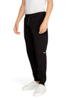 EA7 By Emporio Armani Athleisure Black Cotton Joggers