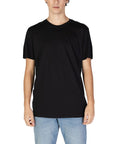 Calvin Klein Jeans Minimalist Black Cotton-Blend T-Shirt