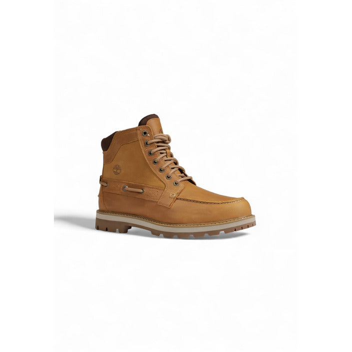 Timberland Logo Genuine Leather Lace-Up Tactical Boots