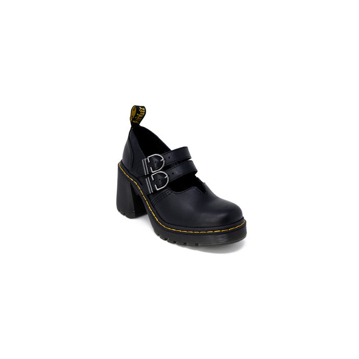 Dr. Martens Logo Double Buckle Block Heel Shoes