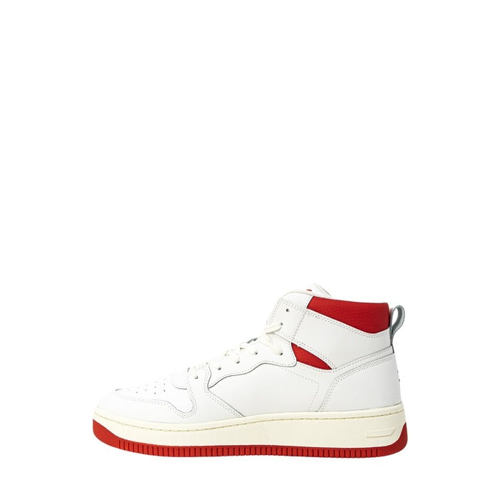 Tommy Hilfiger Jeans Classic Logo High Top Vegan Leather Lace-Up Sneakers