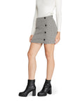 Only Checkered Mini Skirt