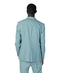 Antony Morato Green Cotton Blend Blazer