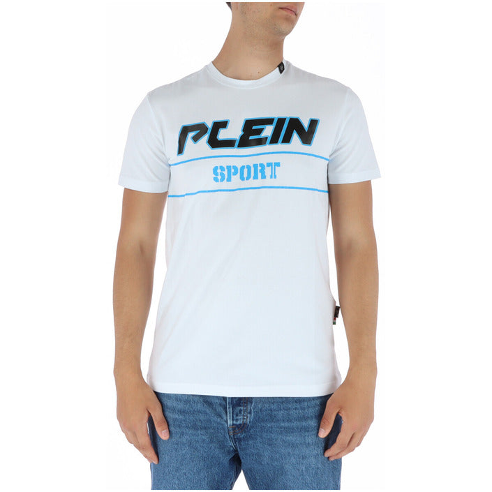 Plein Sport Logo Cotton Crewneck T-Shirt