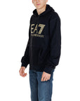 EA7 By Emporio Armani Logo Hooded Pullover 100% Cotton