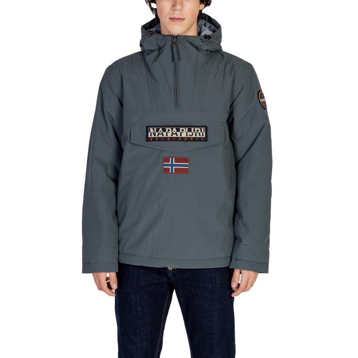 Napapijri Logo Hooded Pullover Outerwear