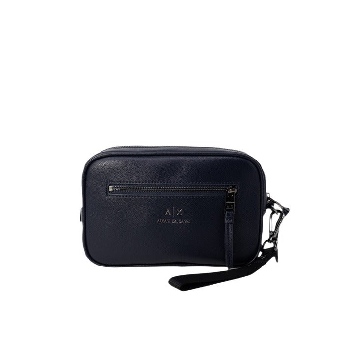 Armani Exchange Logo Vegan Leather Pouch