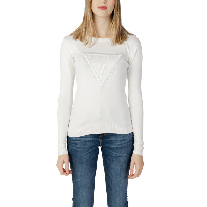 Guess Logo Long Sleeve Knit Top