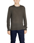 Armani Exchange Minimalist Wool-Blend Knit Sweater 