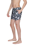 Emporio Armani Logo Geometric Quick Dry Athleisure Swim Shorts