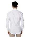 Calvin Klein Men Tailored Fit Minimalist Pure Cotton Shirt - White