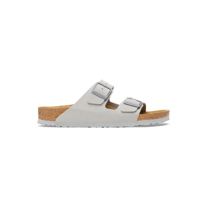 Birkenstock Minimalist Grey Double Buckle Strap Sandals