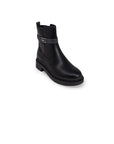 Guess Logo Buckle Vegan Leather Boots