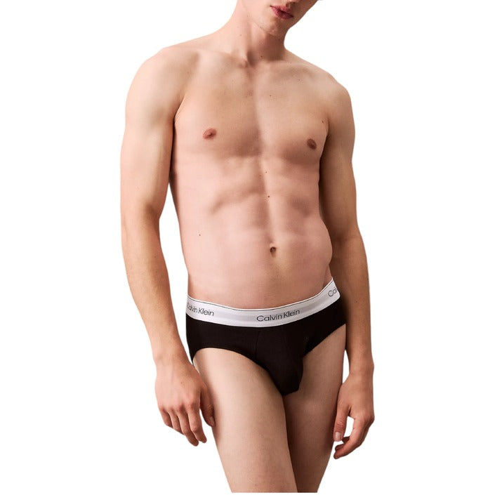 Calvin Klein Logo Cotton-Stretch Briefs