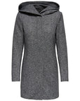 Only Hooded Minimalist Classic Coat - Multiple Colors