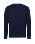 Tommy Hilfiger Jeans 100% Cotton Crewneck Sweater - blue