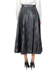 Sandro Ferrone High Waisted Minimalist Midi Skirt