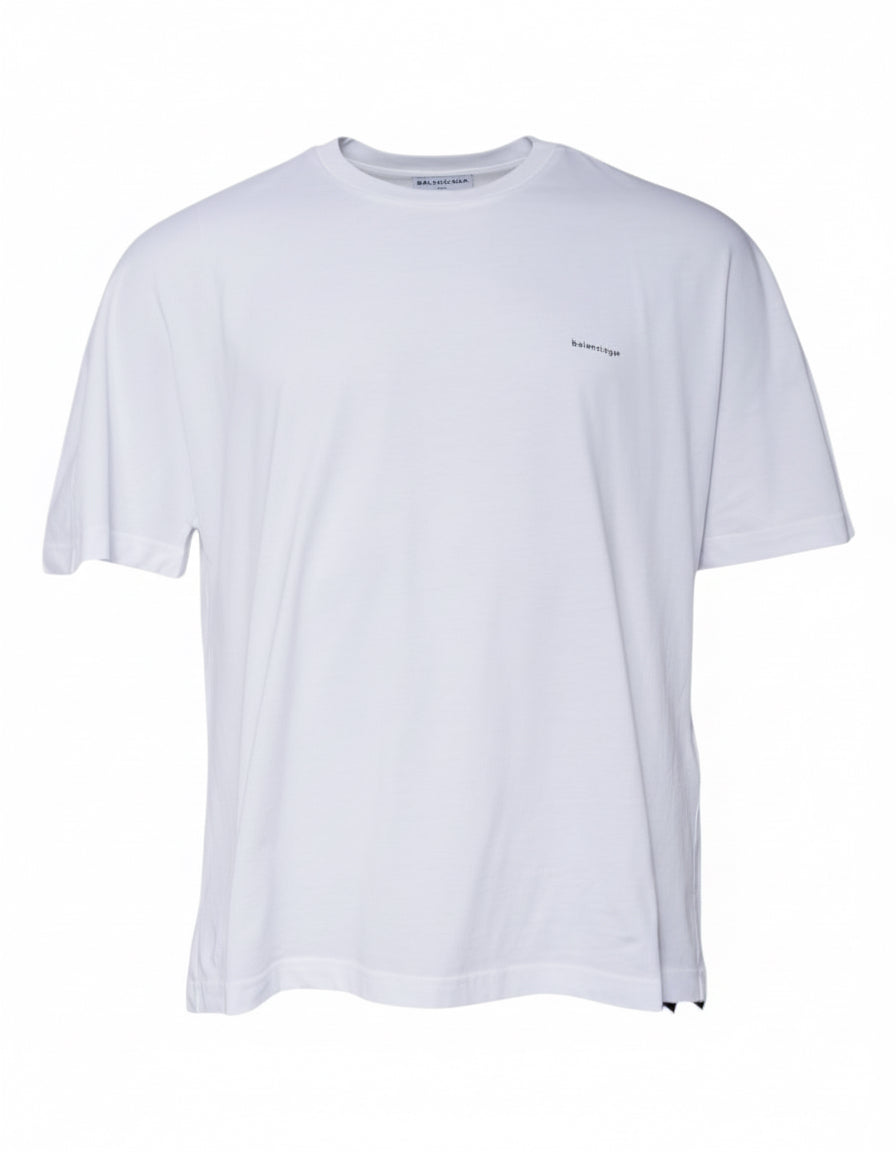 Balenciaga Logo White T-shirt